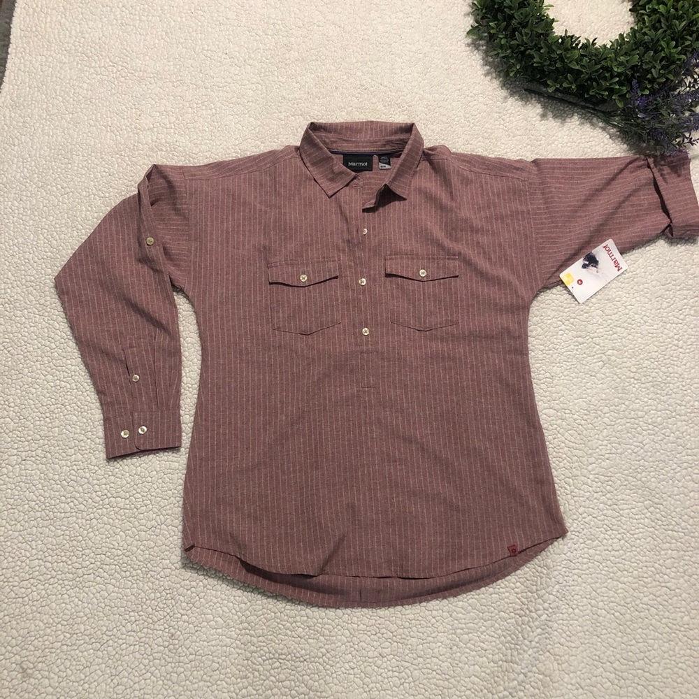 Marmot Beck’s Pullover Size M Brand New Rose